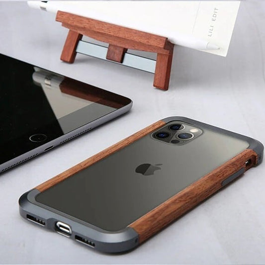 Bumper Even Case - Wood × Aluminum【BJ0002】