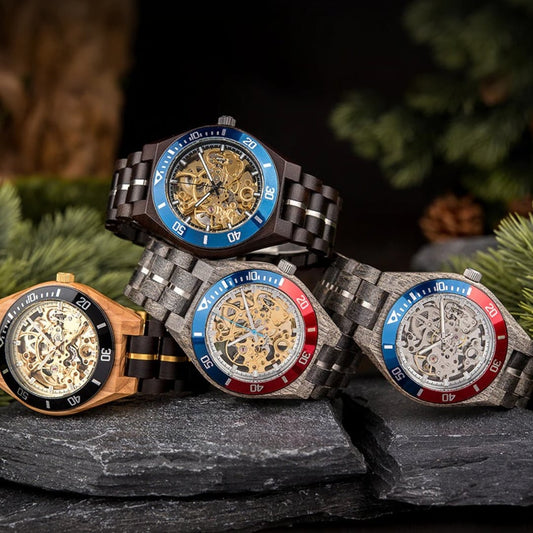 Wood And Steel Automatic Mechanical Watch【BJ0540】