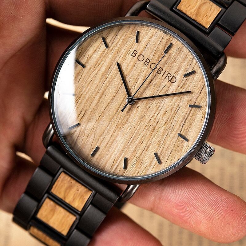 [3atm] Wooden watch - Espresso Coffee【BJ0022】