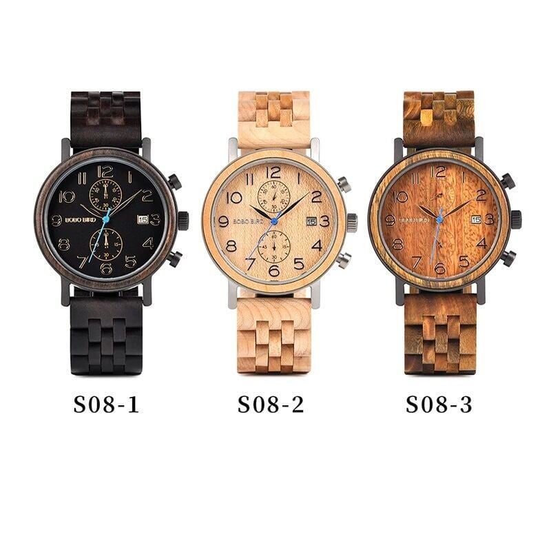 [3atm] Wooden classical watch - Retro Sweet【BJ2144】