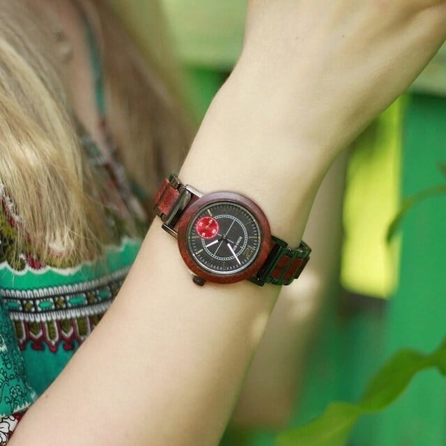 Wooden watch - Mocha Advance【BJ2166】