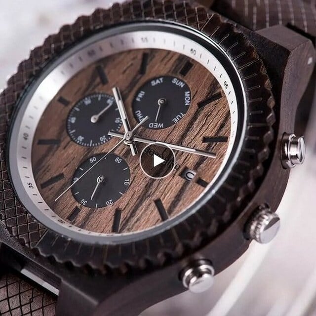 [3atm] Wooden watch - Robusta Straight【BJ2168】