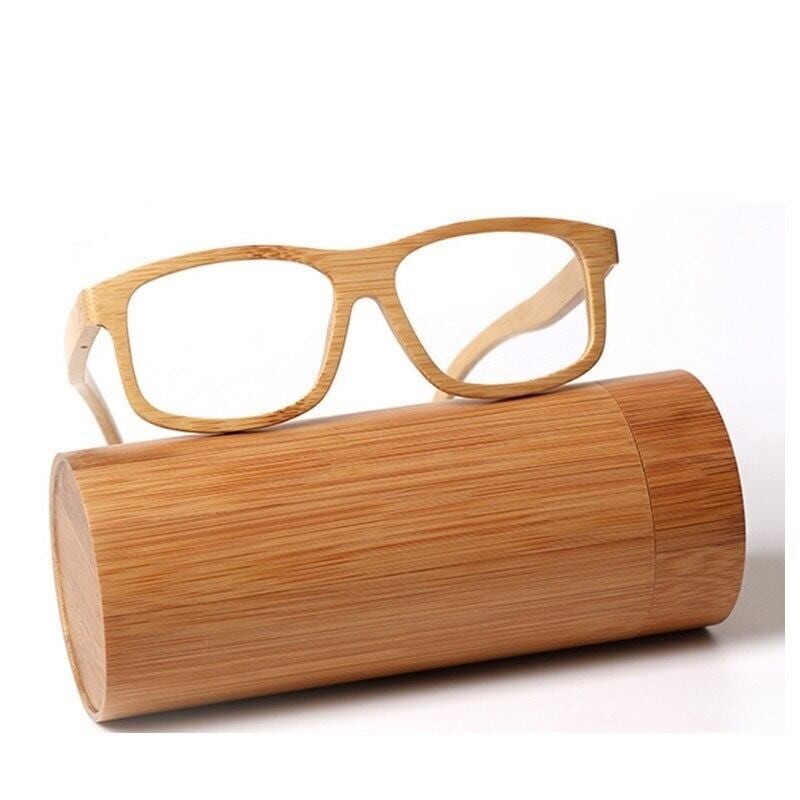 Bamboo glasses - Wellington（竹製のウェリントンメガネ）【BJ0162】