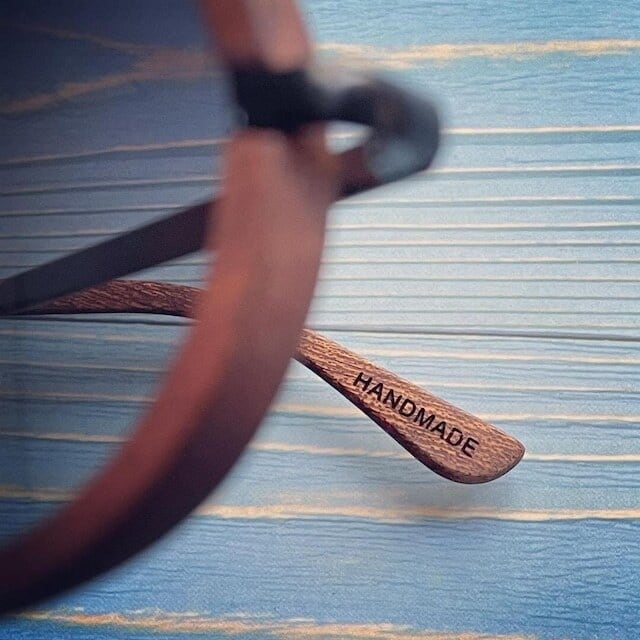 Wooden ring sunglasses（木縁の輪型サングラス）【BJ0009】