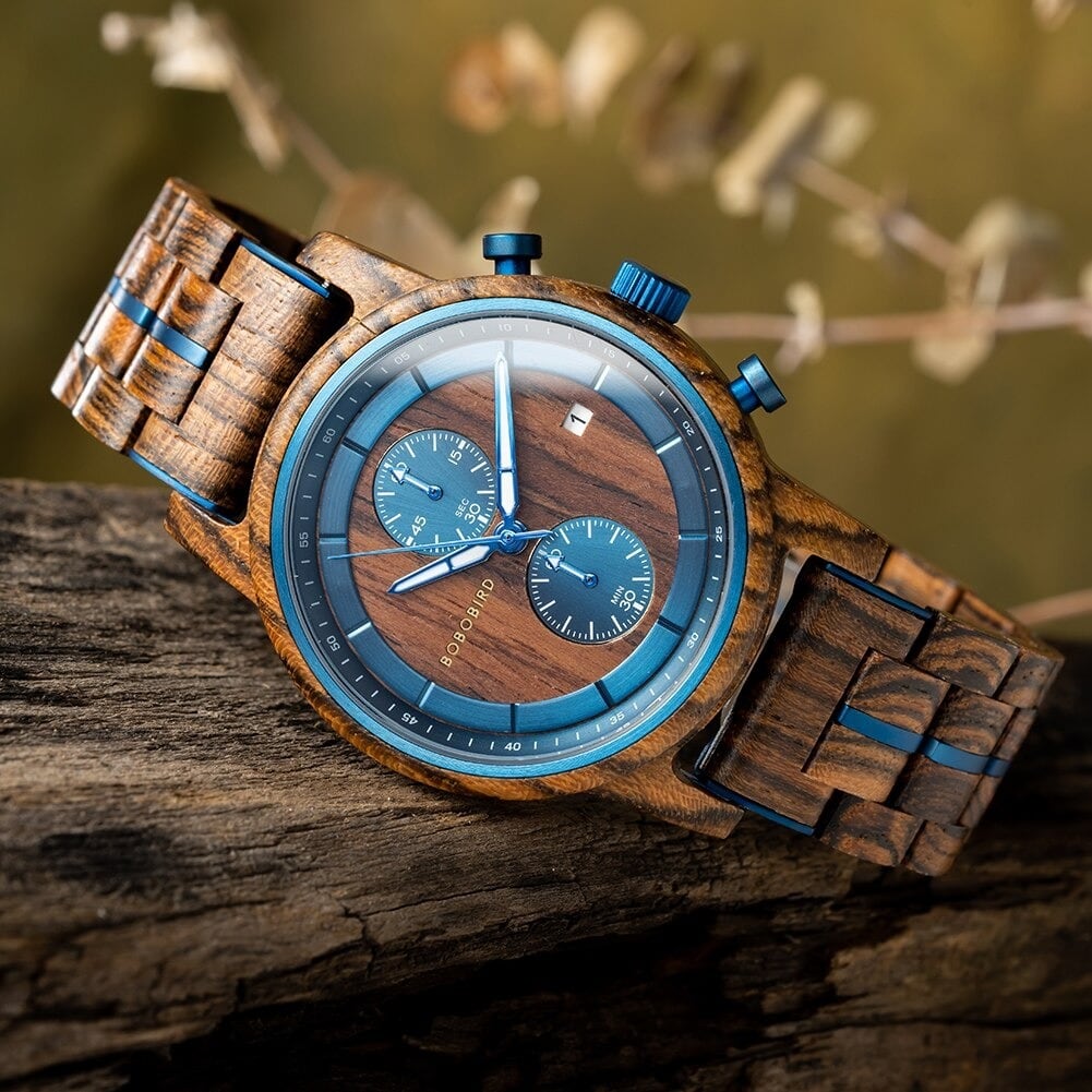Luxury Wood Quartz Movement Watch【BJ0537】