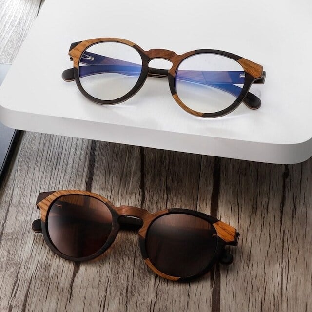 Unique Design Wood Sunglasses【BJ2565】
