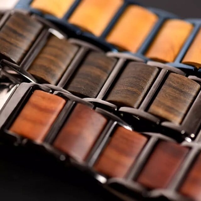 Wooden watch - Square Bread【BJ0106】