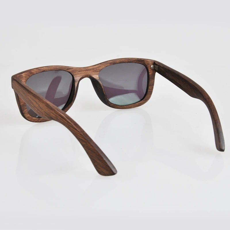 Retro Wood Square Sunglasses【BJ0527】