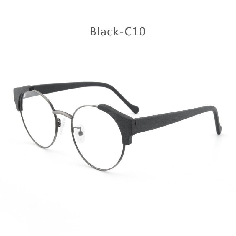 Wood grain Retro Glasses【BJ0508】