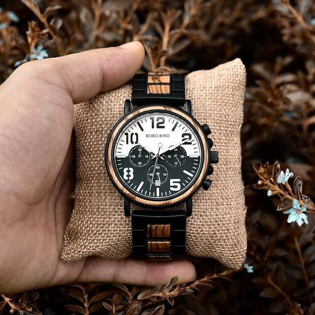 [3atm] Wooden watch - Retro Billboard【BJ0117】