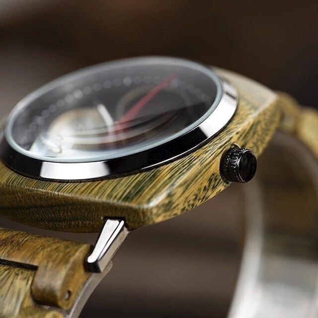 Wooden watch - Twin Silvers【BJ2174】