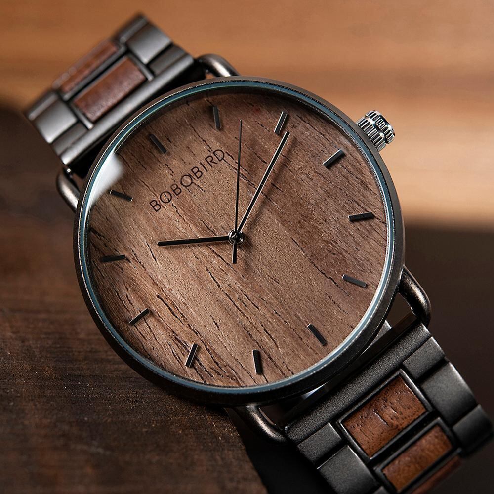 [3atm] Wooden watch - Espresso Coffee【BJ0022】