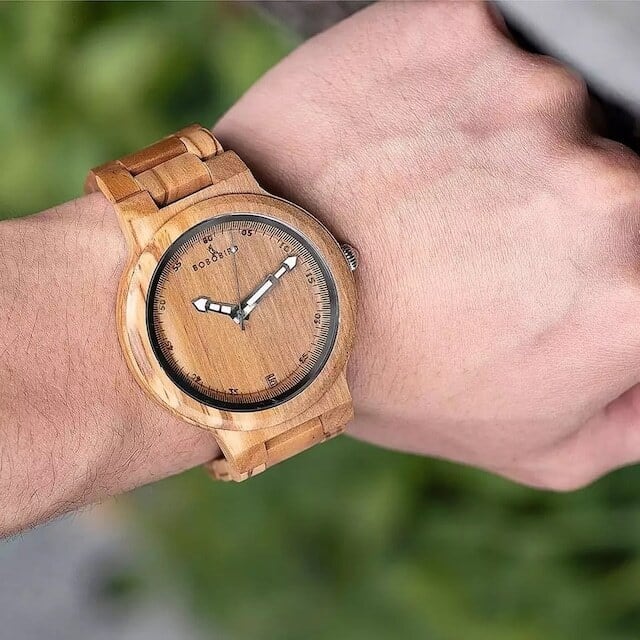 [3atm] Wooden watch - Sweet Bread【BJ0123】