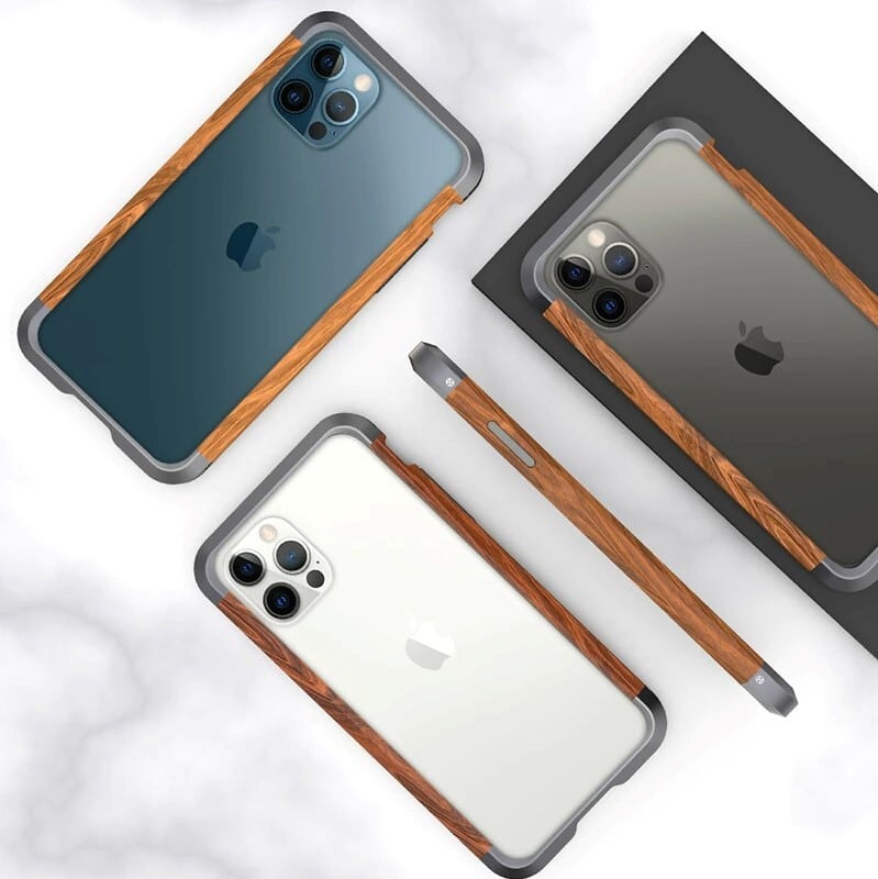 Bumper Even Case - Wood × Aluminum【BJ0002】