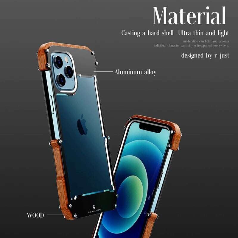 Bumper Cavity Case - Wood × Aluminum【BJ0160】