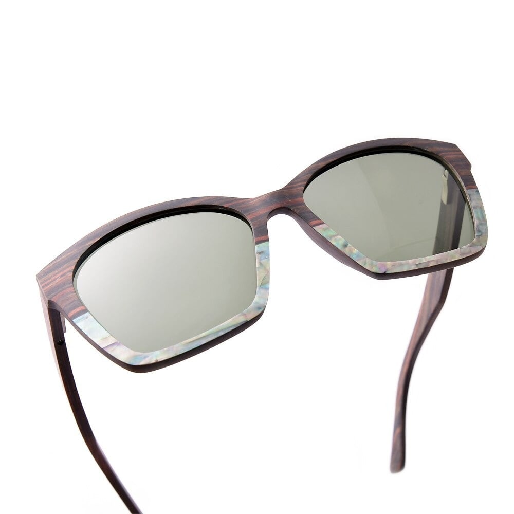 Two Materials Frame Wood Sunglasses【BJ0531】