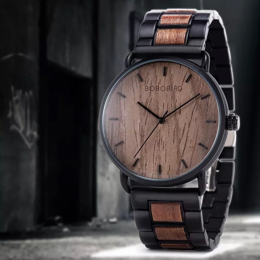 [3atm] Wooden watch - Espresso Coffee【BJ0022】