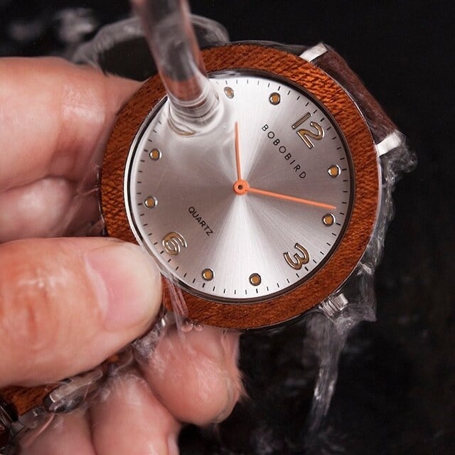 [3atm] Wooden watch - Ladder & Metal【BJ2430】