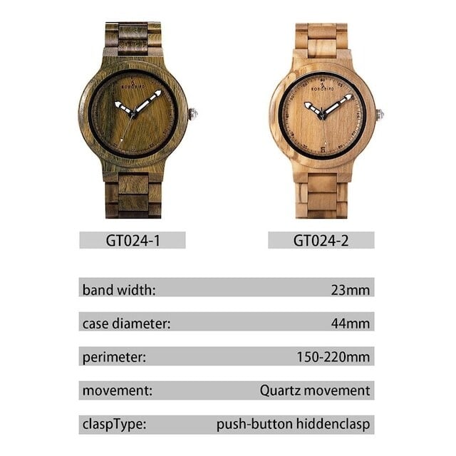 [3atm] Wooden watch - Sweet Bread【BJ0123】
