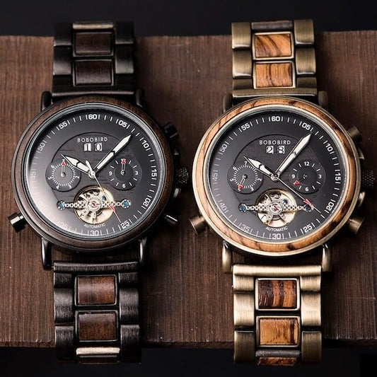 [3atm] Wooden mechanical watch - Couple【BJ0121】