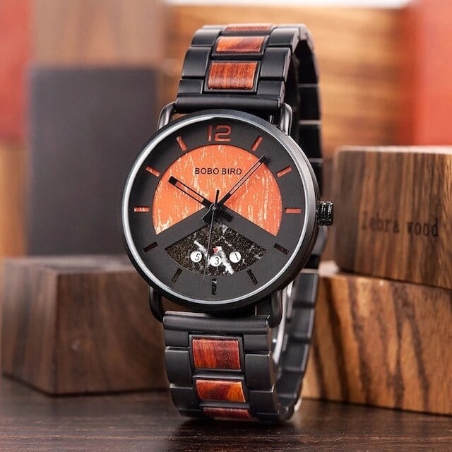 [3atm] Wooden watch - Frontier Nature【BJ2141】