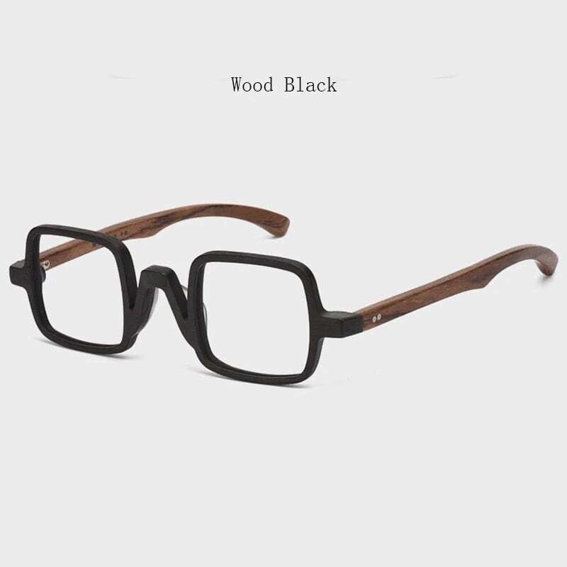 Wooden Square Gothic Glasses【BJ0280】
