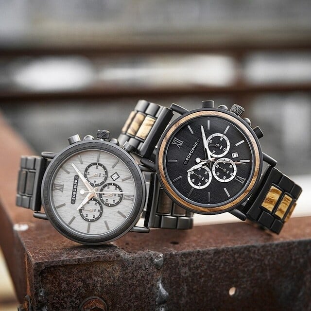 [5atm] Wooden watch - Sacred Snow rage【BJ2207】