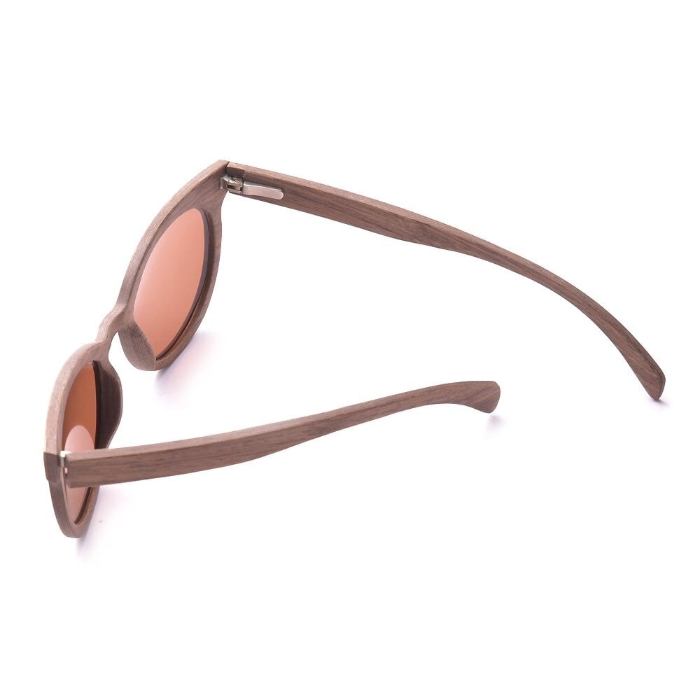 Oak Wood Cat Eye Frame Sunglasses【BJ0532】