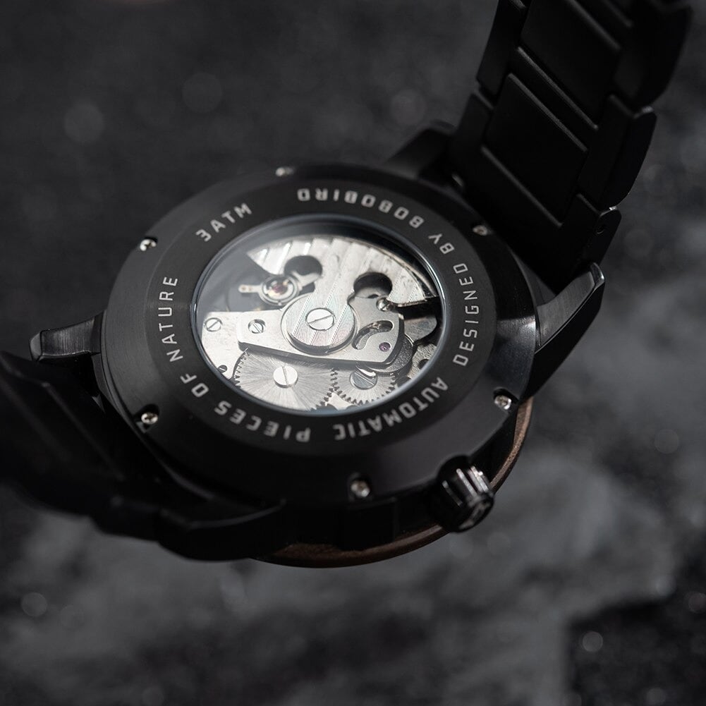 Fashionable Wood Automatic Mechanical Watch【BJ0541】
