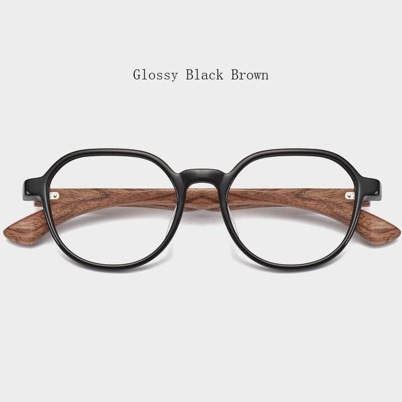 Wooden temple glasses - Wellington【BJ0198】