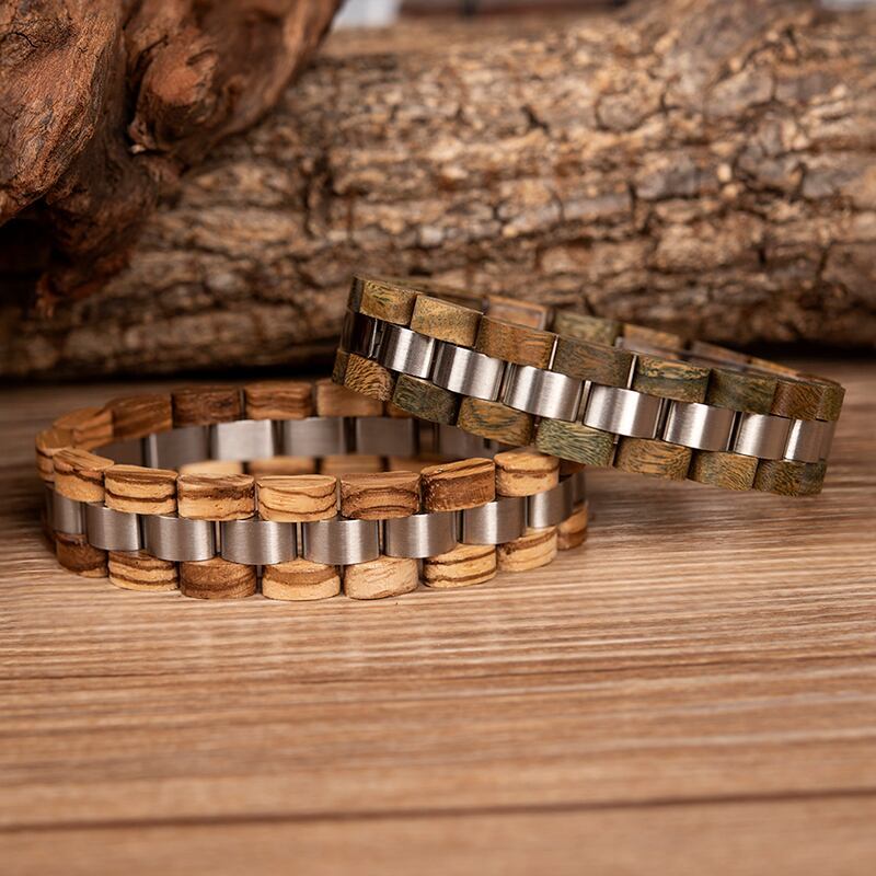 Wooden Vintage Blacelet【BJ0041】
