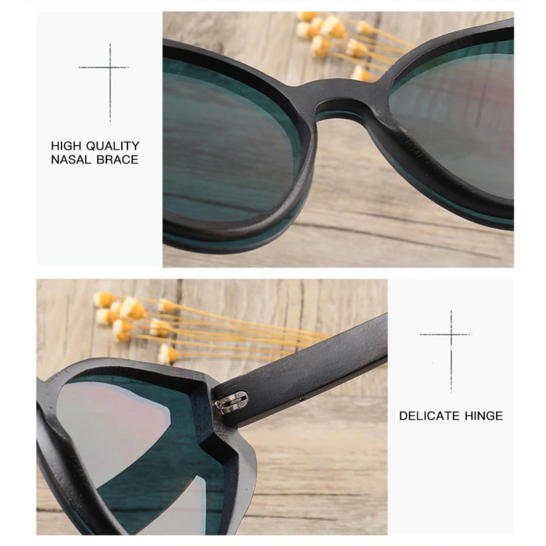 Stylish Wood Butterfly Frame Sunglasses【BJ0525】