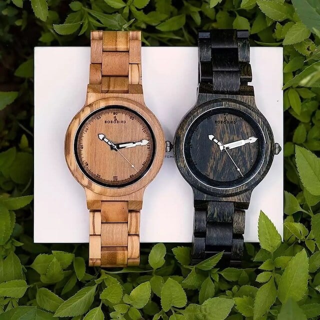 [3atm] Wooden watch - Sweet Bread【BJ0123】