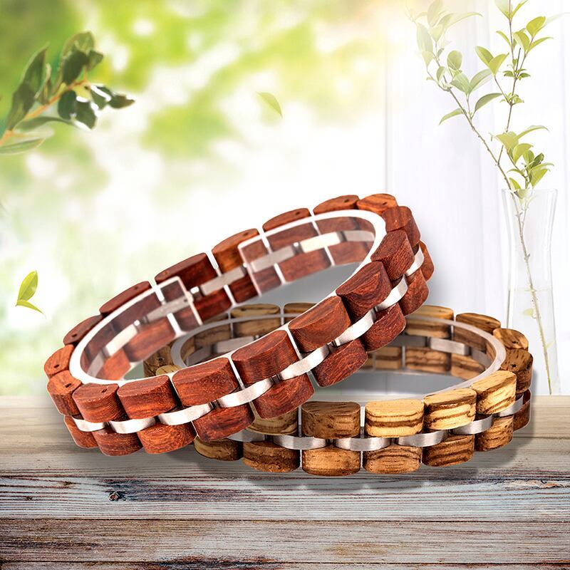 Wooden Vintage Blacelet【BJ0041】