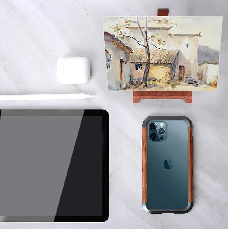 Bumper Even Case - Wood × Aluminum【BJ0002】