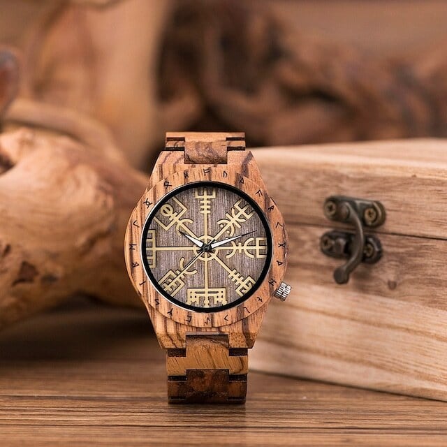 [3atm] Wooden watch - Sorcery Circle【BJ0116】