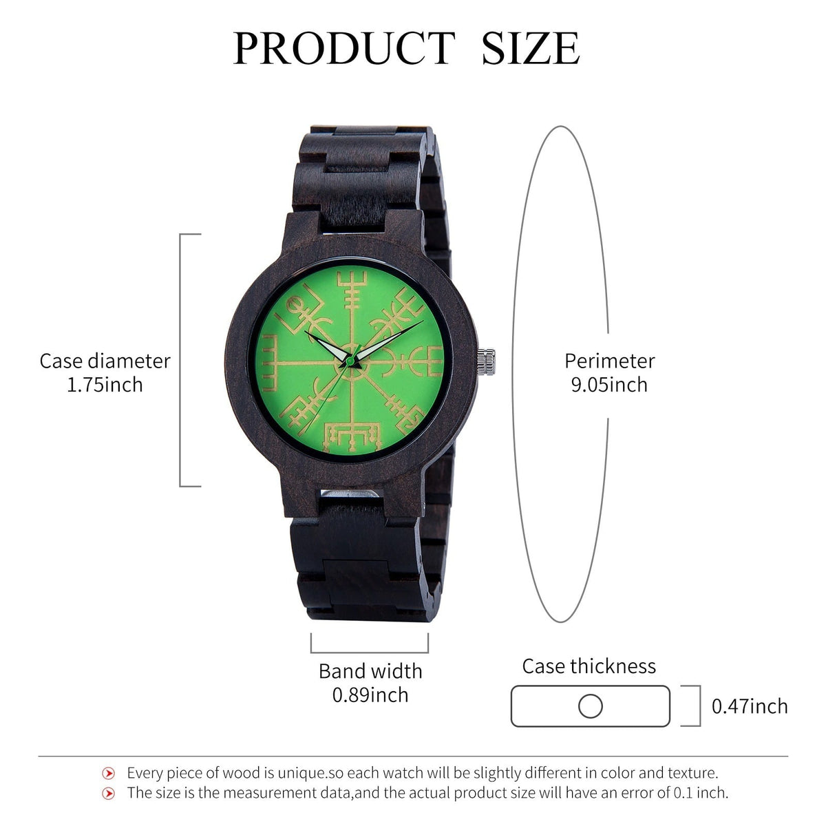 Vivid Color Wood Quartz Movement Watch【BJ0548】