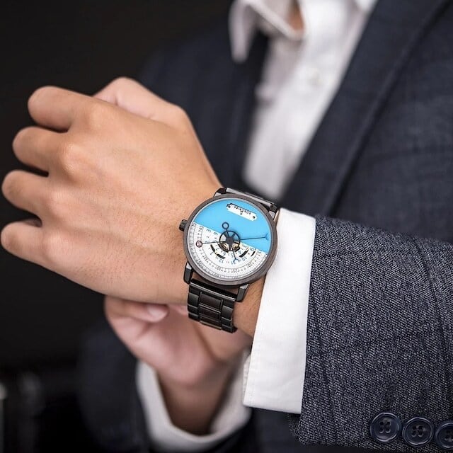 [3atm] Wooden mechanical watch - Sector【BJ2188】