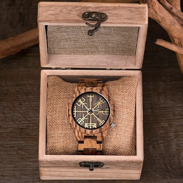 [3atm] Wooden watch - Sorcery Circle【BJ0116】