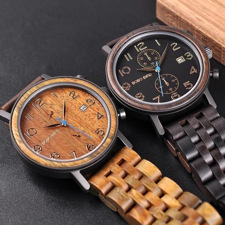 [3atm] Wooden classical watch - Retro Sweet【BJ2144】