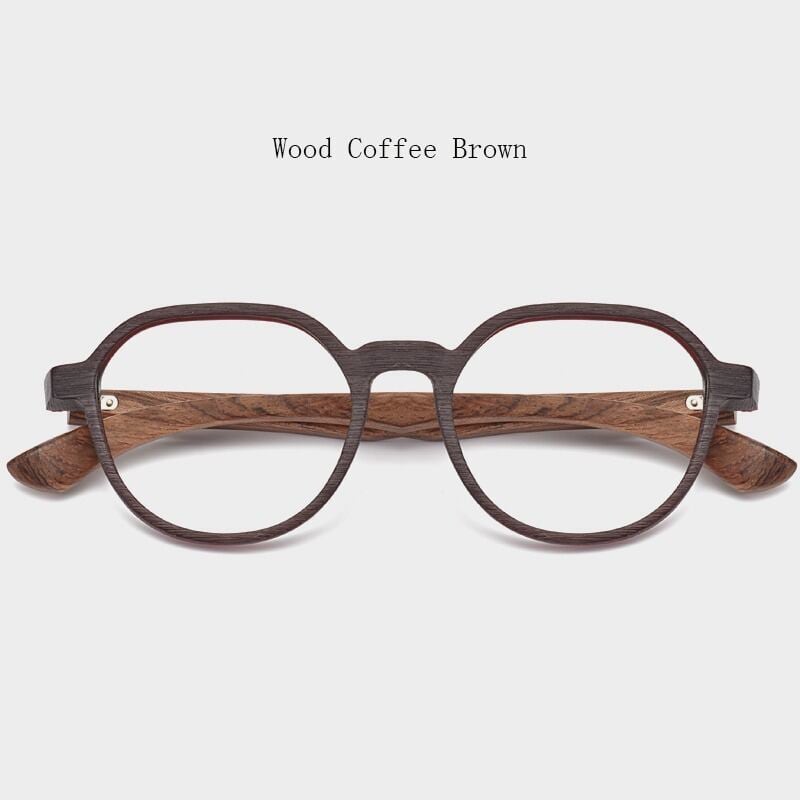 Wooden temple glasses - Wellington【BJ0198】