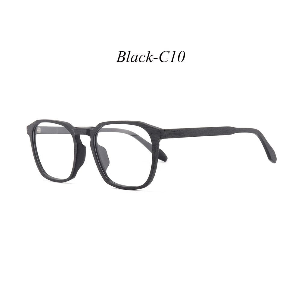 Wood Retro Square Glasses【BJ0509】