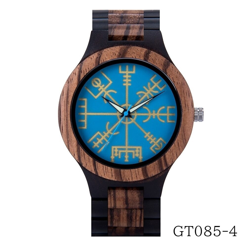 Vivid Color Wood Quartz Movement Watch【BJ0548】