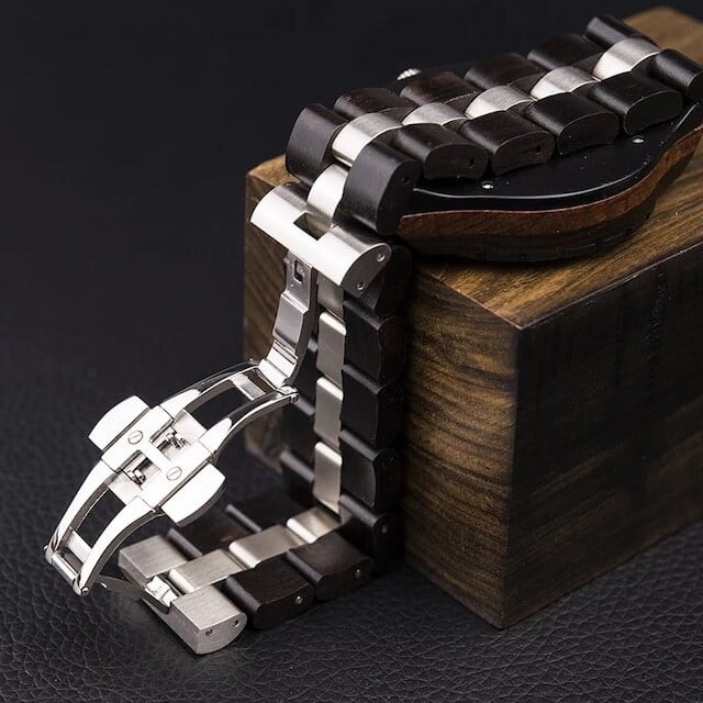 Wooden watch - Cryptograph Disk【BJ2147】