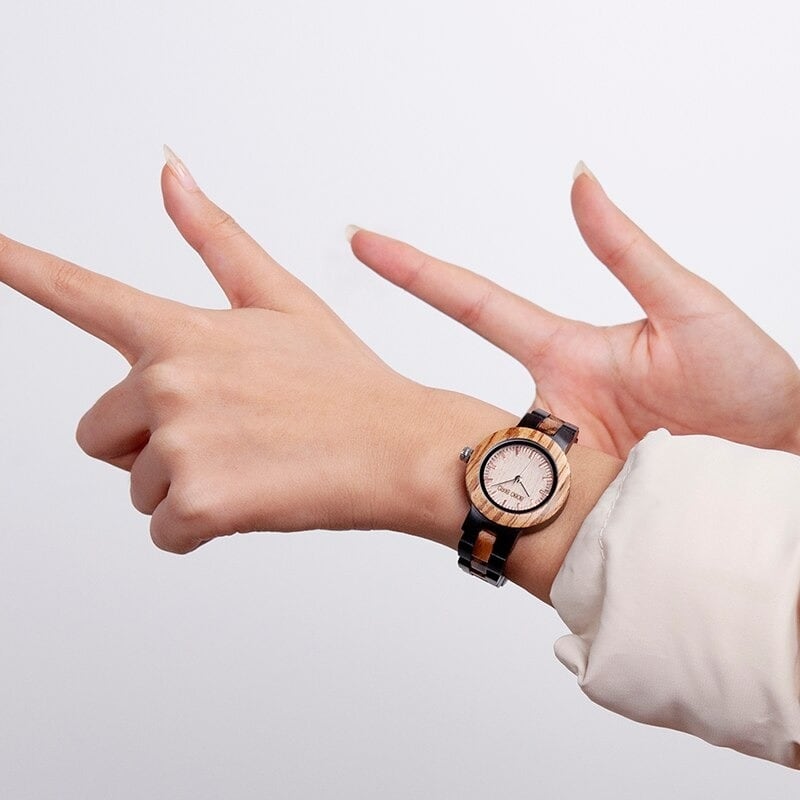 Couple Wood Quartz Movement Watch【BJ0547】