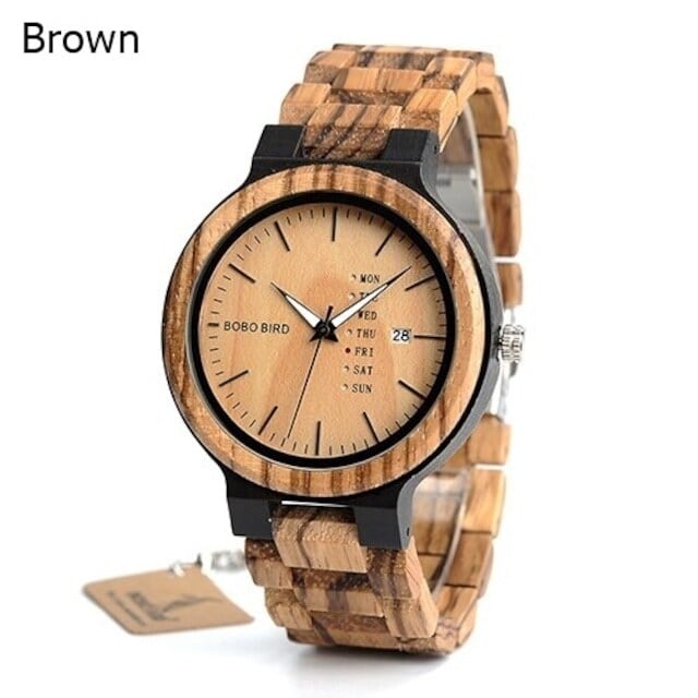 [3atm] Wooden watch - Catharsis Dish【BJ0020】