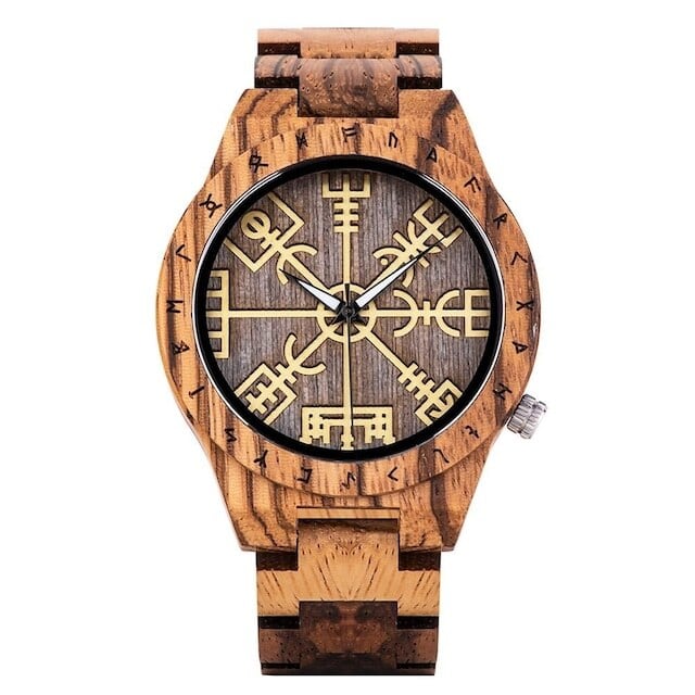 [3atm] Wooden watch - Sorcery Circle【BJ0116】