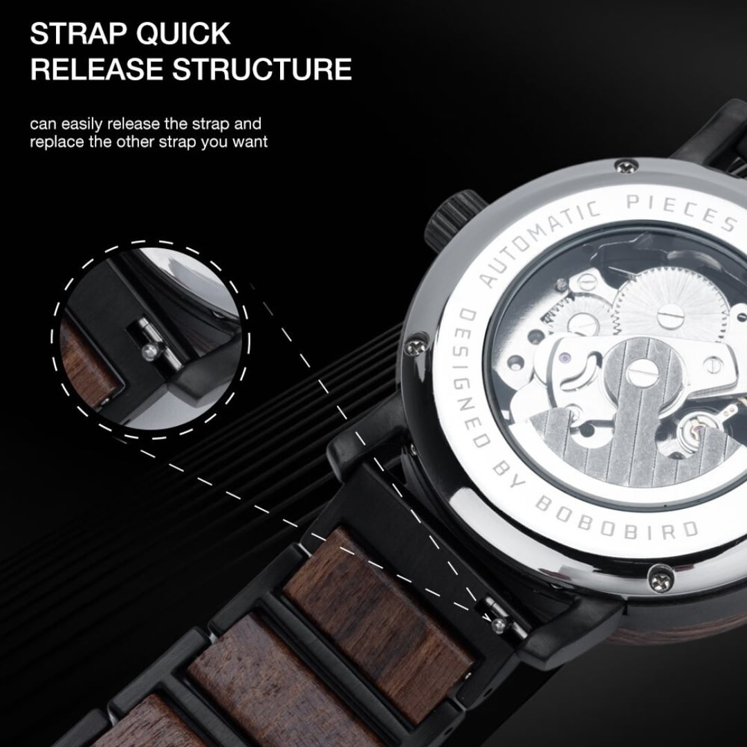 Simple Design Automatic Mechanical Watch【BJ0542】