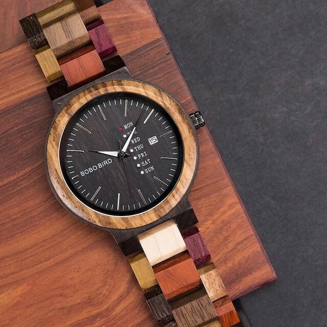 [3atm] Wooden Retro watch - Couple【BJ0019】