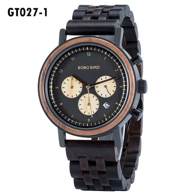 [3atm] Wooden watch - Dry Leaves【BJ2414】